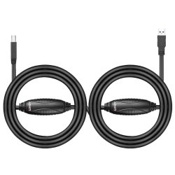 Lindy - 10m USB 3.0 Active Cable - USB 3.2 Gen 1 (3.1 Gen 1) - USB A - USB B - Male - Straight - 5 Gbit/s