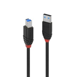 Lindy - 10m USB 3.0 Active Cable Slim - USB 3.2 Gen 1 (3.1 Gen 1) - USB A - USB B - Male - Straight - 28/28/24