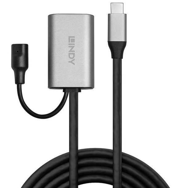 Lindy - 5m USB 3.2 Gen 1 C/A Active Extension - USB 3.2 Gen 1 (3.1 Gen 1) - USB C - USB A - Male - Female - Straight