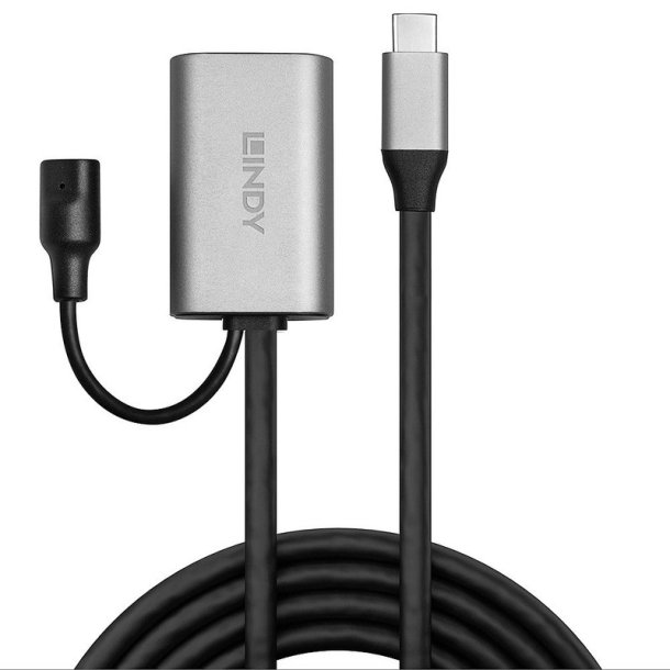 Lindy - 5m USB 3.2 Gen 1 C/C Active Extension - USB 3.2 Gen 1 (3.1 Gen 1) - USB C - Male - Female - Straight - 28/22