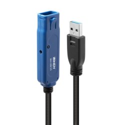 Lindy - 30m USB 3.0 Active Extension Pro - USB 3.2 Gen 1 (3.1 Gen 1) - USB A - Male - Female - Straight - 24/24/20