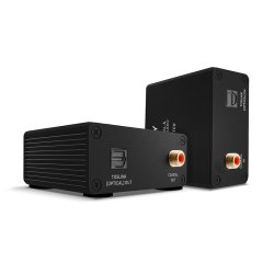 Lindy - 150m Cat.6 TosLink Optical and Coaxial Digital Audio Extender - AV transmitter &amp; receiver - Cat5e, Cat6 - 150 m 
