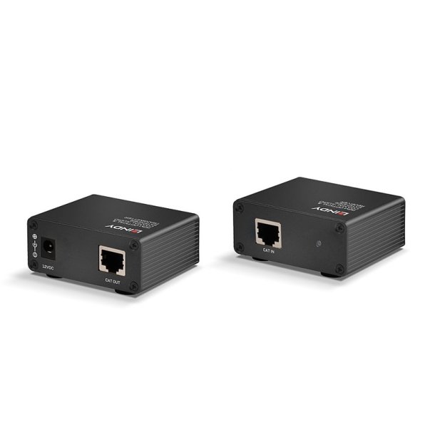 Lindy - 150m Cat.6 TosLink Optical and Coaxial Digital Audio Extender - AV transmitter &amp; receiver - Cat5e, Cat6 - 150 m 