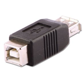 Lindy - USB Adapter Type A-F/B-F - USB A - USB B - Female - Black