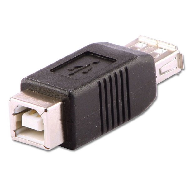 Lindy - USB Adapter Type A-F/B-F - USB A - USB B - Female - Black