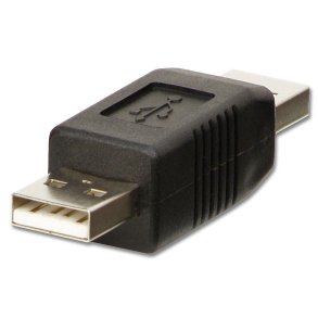 Lindy - USB Adapter, USB A Male to A Male Gender Changer - USB A - Male - Black - CE, FCC - 1 pc(s)