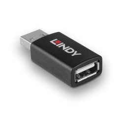 Lindy - 71263 - USB Type A - Male - Female - Straight - 2.0 - Nickel/Gold