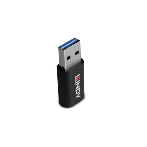 Lindy - USB 2.0 Type A to C Data Blocker - USB Type A - USB Type C - Male - Female - Straight - 2.0