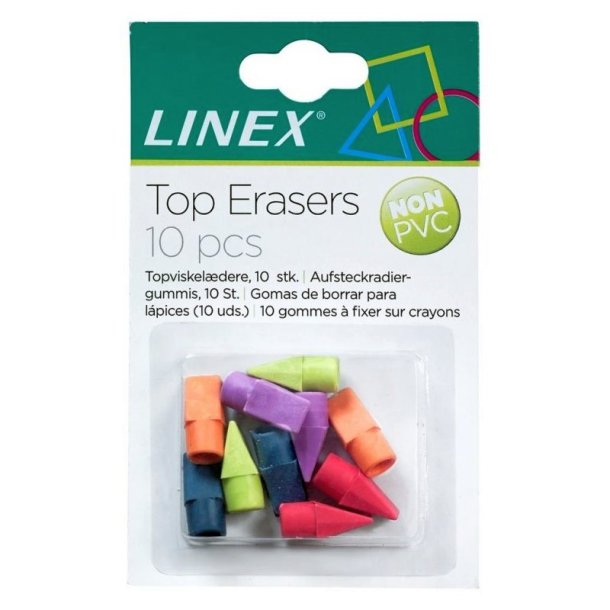 Linex topviskelder -TEM/10B - assorteret farver - 10 stk.