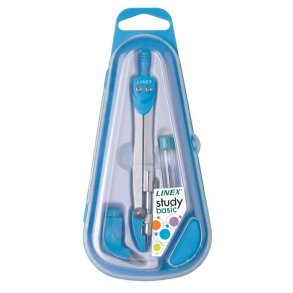 Linex blypasser - no 950 - 12cm - 4 assorteret farver (gr�n, orange, lilla, bl�)