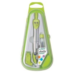 Linex blypasser - no 950 - 12cm - 4 assorteret farver (grn, orange, lilla, bl)