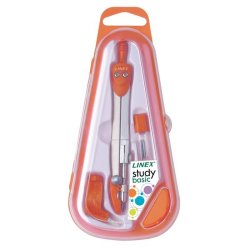 Linex blypasser - no 950 - 12cm - 4 assorteret farver (grn, orange, lilla, bl)