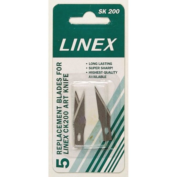 Linex knivblade - SK200 - passer til CK200 - 5 stk.