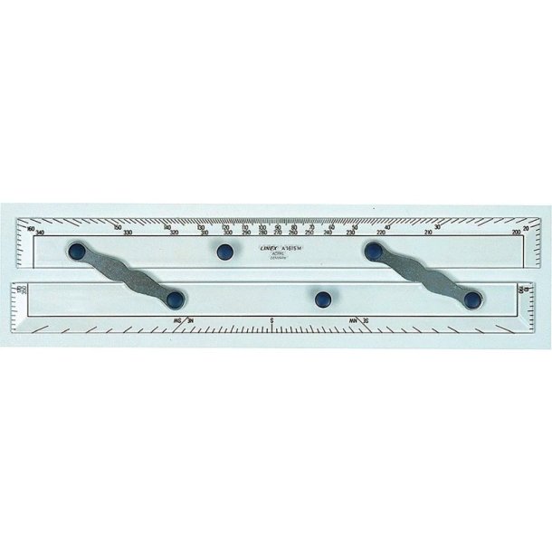 Linex parallel lineal - A1615M - 38cm - Transparent - aluminium/akryl