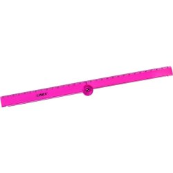 Linex Foldbar Lineal - 15-30 cm - Pink