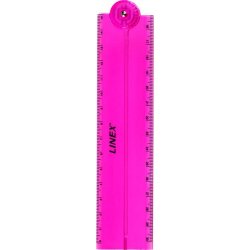 Linex Foldbar Lineal - 15-30 cm - Pink