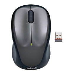 Logitech M235 mus - hjrehndet - optisk - trdls - trdls modtager (USB) - gr