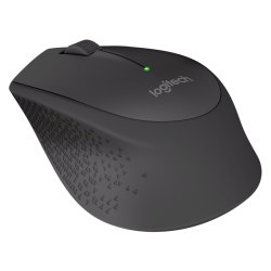 Logitech M280 mus - hjrehndet - optisk - 3 knapper - trdls - trdls modtager (USB) - sort
