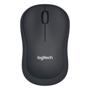 Logitech M220 Silent mus - optisk - 3 knapper - tr�dl�s - tr�dl�s modtager (USB) - brunsort