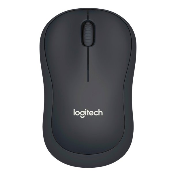 Logitech M220 Silent mus - optisk - 3 knapper - trdls - trdls modtager (USB) - brunsort