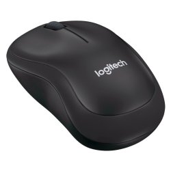 Logitech M220 Silent mus - optisk - 3 knapper - trdls - trdls modtager (USB) - brunsort