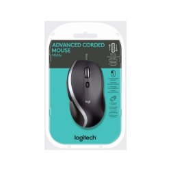 Logitech M500s Advanced Corded Mouse mus - optisk - 7 knapper - kabling - USB