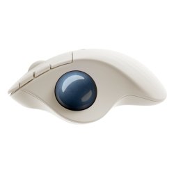 Logitech ERGO M575 - Styrebold - optisk - 5 knapper - trdls - 2.4 GHz, Bluetooth 5.0 - off white