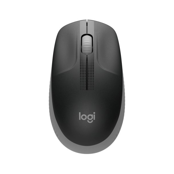 Logitech M190 mus - optisk - 3 knapper - trdls - trdls modtager (USB) - mellem gr