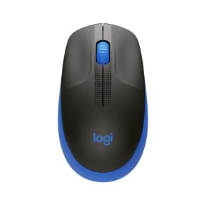 Logitech M190 mus - optisk - 3 knapper - tr�dl�s - tr�dl�s modtager (USB) - bl�