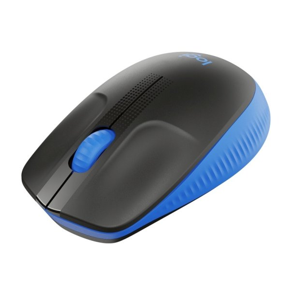 Logitech M190 mus - optisk - 3 knapper - trdls - trdls modtager (USB) - bl