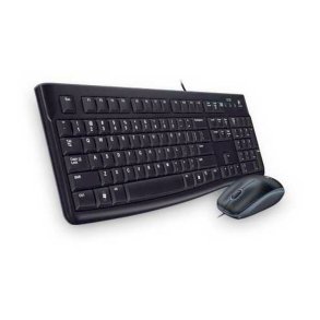 Logitech MK120 Tastatur og mus-s�t USB kabel Nordisk
