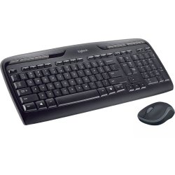 Logitech Wireless Combo MK330 tastatur og mus-st - trdls - QWERTY - Nordisk - sort