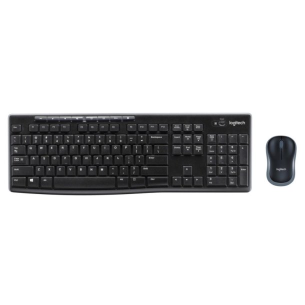 Logitech MK270 Wireless Combo tastatur og mus-st - trdls - Nordisk