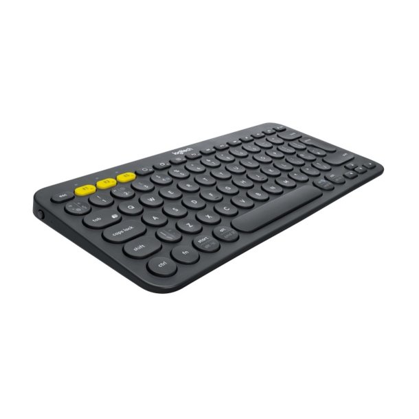 Logitech K380 Multi-Device Bluetooth Keyboard - Mini - Trådløs - Bluetooth - Grå - Trådløse Tastatur - GREENOFF
