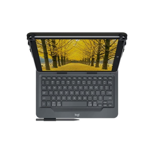 Logitech Universal Folio for 9-10" Tablets tastatur og folio - trdls - Bluetooth 3.0 - Nordisk