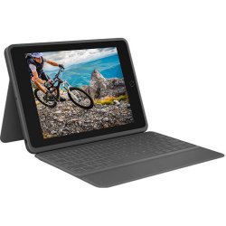 Logitech Rugged Folio tastatur og folio - Apple Smart connector - for Apple 10.2" iPad (7g, 8g, 9g)