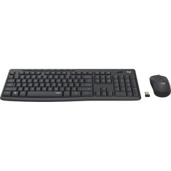 Logitech MK295 Silent tastatur og mus-st - trdls - Pan Nordic - grafit