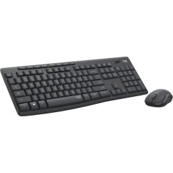 Logitech MK295 Silent tastatur og mus-st - trdls - Pan Nordic - grafit