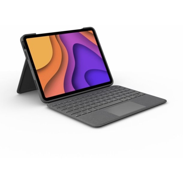 Logitech Folio Touch tastatur og folio - Trackpad - bagbelyst - gr - Apple 10.9" iPad Air (4g, 5g)