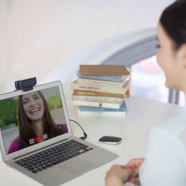 Logitech HD Pro Webcam C920 - Webcam - farve - 1920x1080 - audio - USB 2.0 - H.264