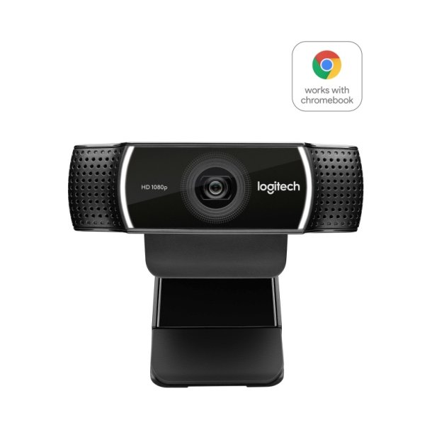 Logitech HD Pro Webcam C922 - Webcam - farve - 720p, 1080p - H.264