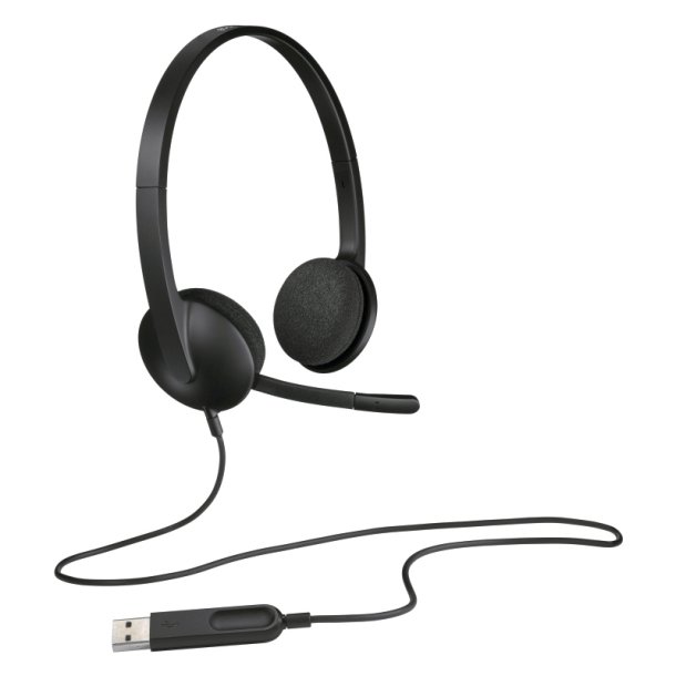 Logitech USB Headset H340 - Headset - p ret - kabling