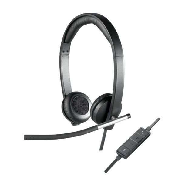 Logitech USB Headset Stereo H650e - Headset - p ret - kabling