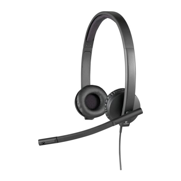 Logitech USB Headset H570e - Headset - p ret - kabling