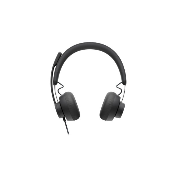 Logitech Zone Wired - Headset - p ret - kabling - USB-C - grafit