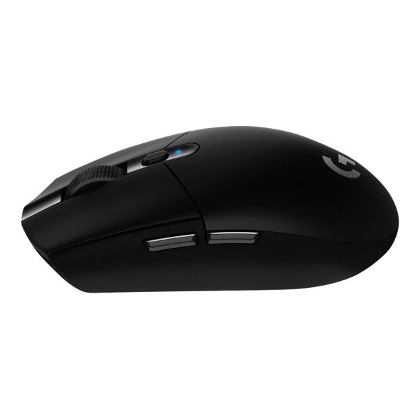 Logitech G G305 mus - optisk - 6 knapper - trdls - Lightspeed - trdls modtager (USB) - sort