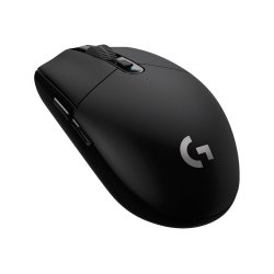 Logitech G G305 mus - optisk - 6 knapper - trdls - Lightspeed - trdls modtager (USB) - sort