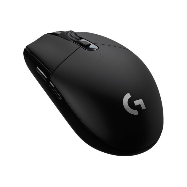 Logitech G G305 mus - optisk - 6 knapper - trdls - Lightspeed - trdls modtager (USB) - sort