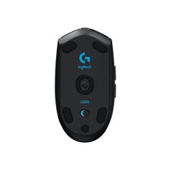 Logitech G G305 mus - optisk - 6 knapper - trdls - Lightspeed - trdls modtager (USB) - sort