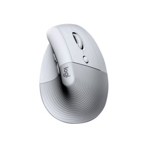 Logitech Lift Mac Lodret mus - ergonomisk - optisk - 6 knapper - tr�dl�s - Bluetooth - Apple MacBook